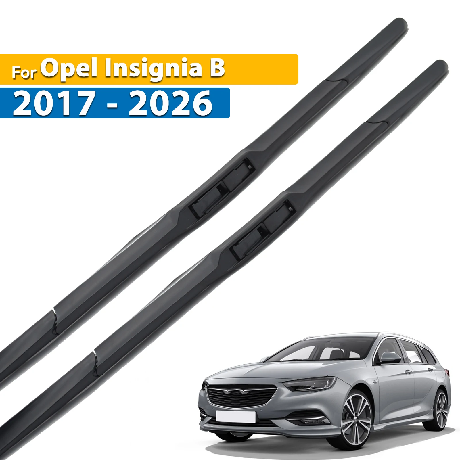 Erick's Wiper LHD Front Hybrid Wiper Blades For Opel Insignia B Windshield Windscreen Window Rain Brushes 24"+20"
