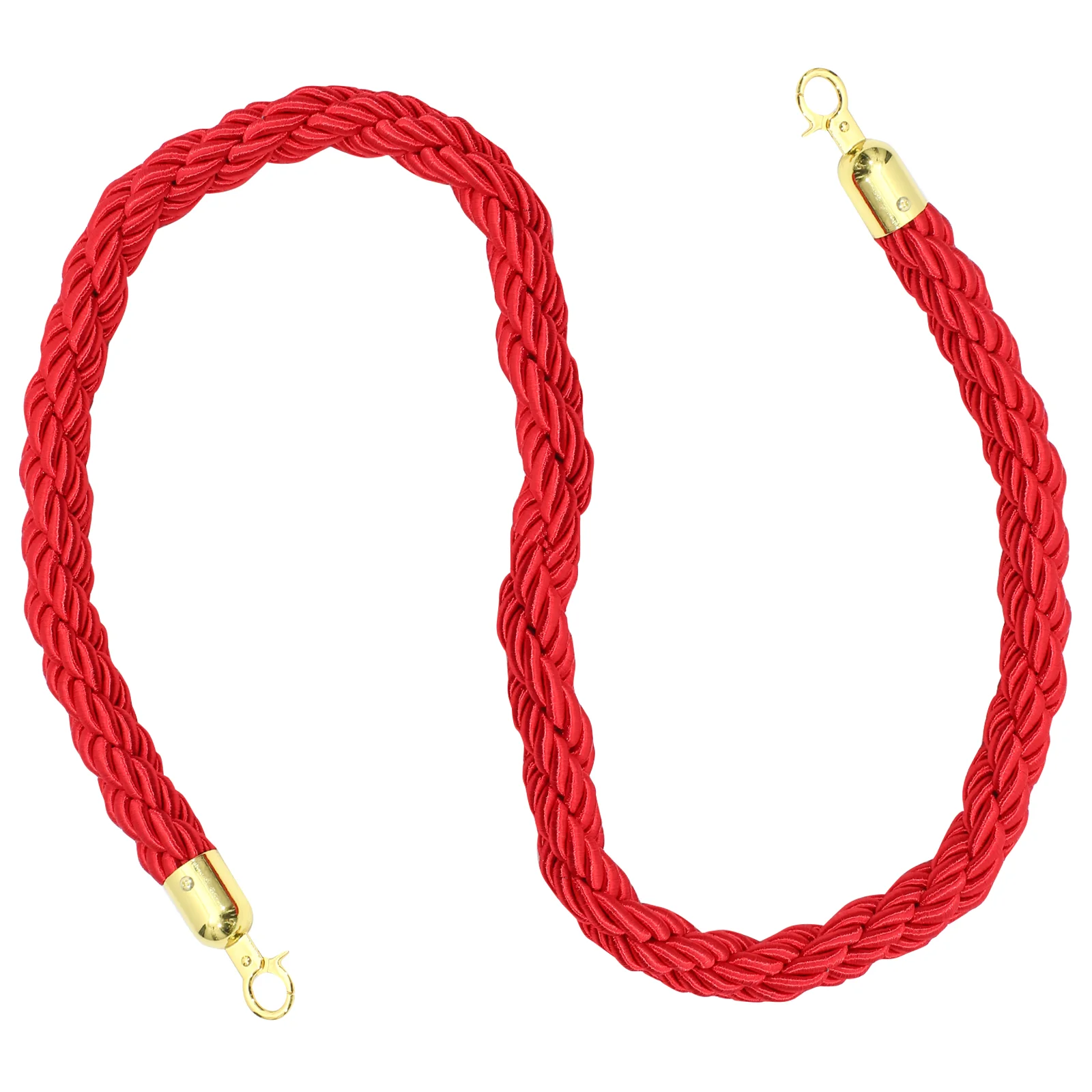 Guardrail Rope Isolation Lanyard Barrier Tape Stanchions Ropes Crowd Control Rope With Hooks Queue Barrier Line