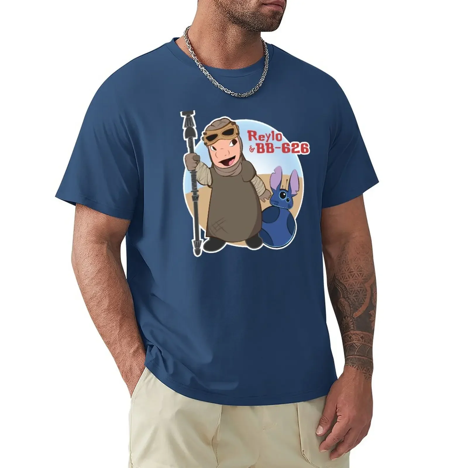 

Reylo & BB-626 T-Shirt summer tops blanks anime T-shirt men