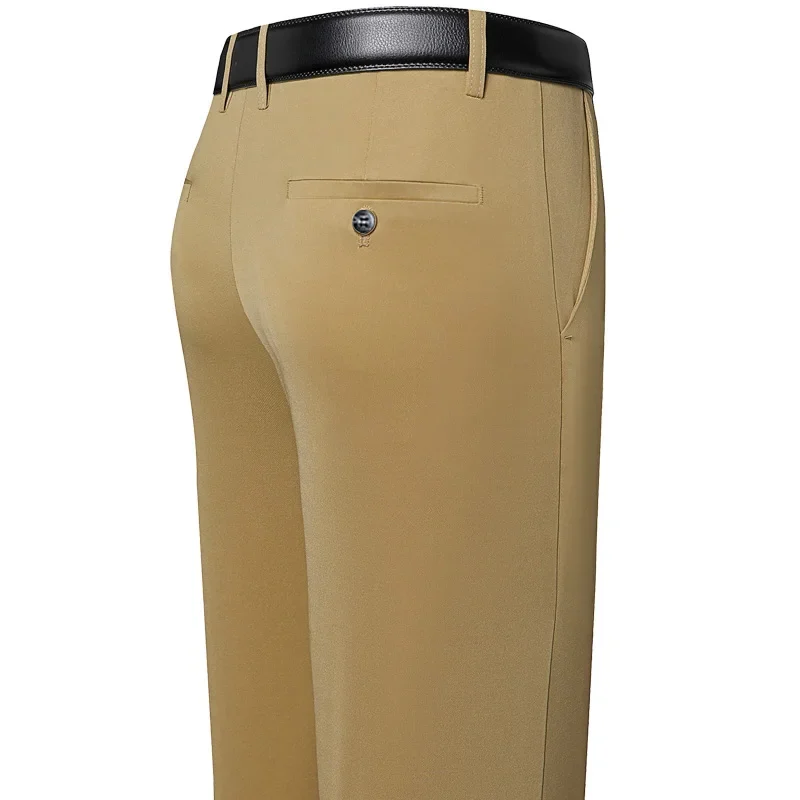 29-40 Summer Thin Casual Pants Business Men's Pants Middle-aged Dad Casual Elastic Breathable