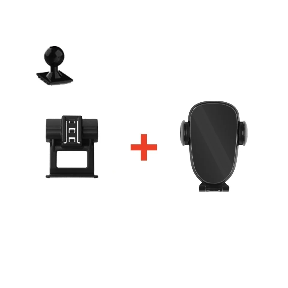 Universal 360° Adjustable Car Phone Mount with Base and Rotating Design