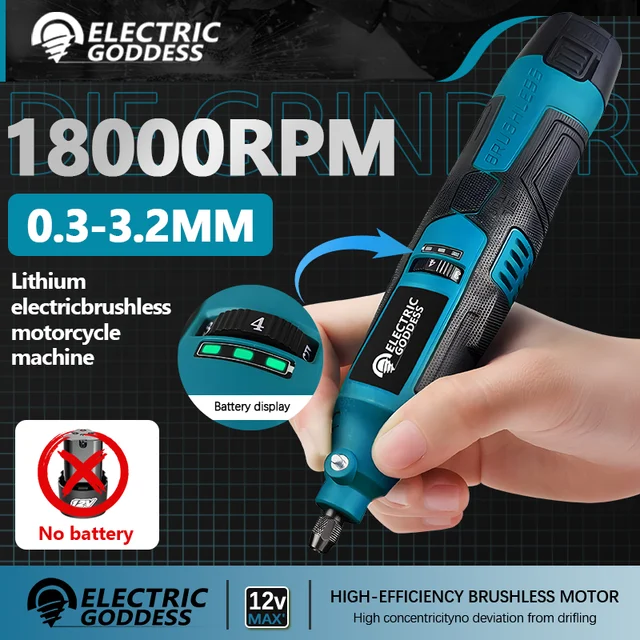 Electric Goddess Small Electric Grinder Multifunctional Hand Held Polishing Charging Grinding Pen Miniature Household Carving