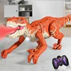 TEMI large RC Dinosaur Toy For Kids. Simulated T-rex With Spray, Light/sounds. Electric Walking. For 3-7-year-olds. 1