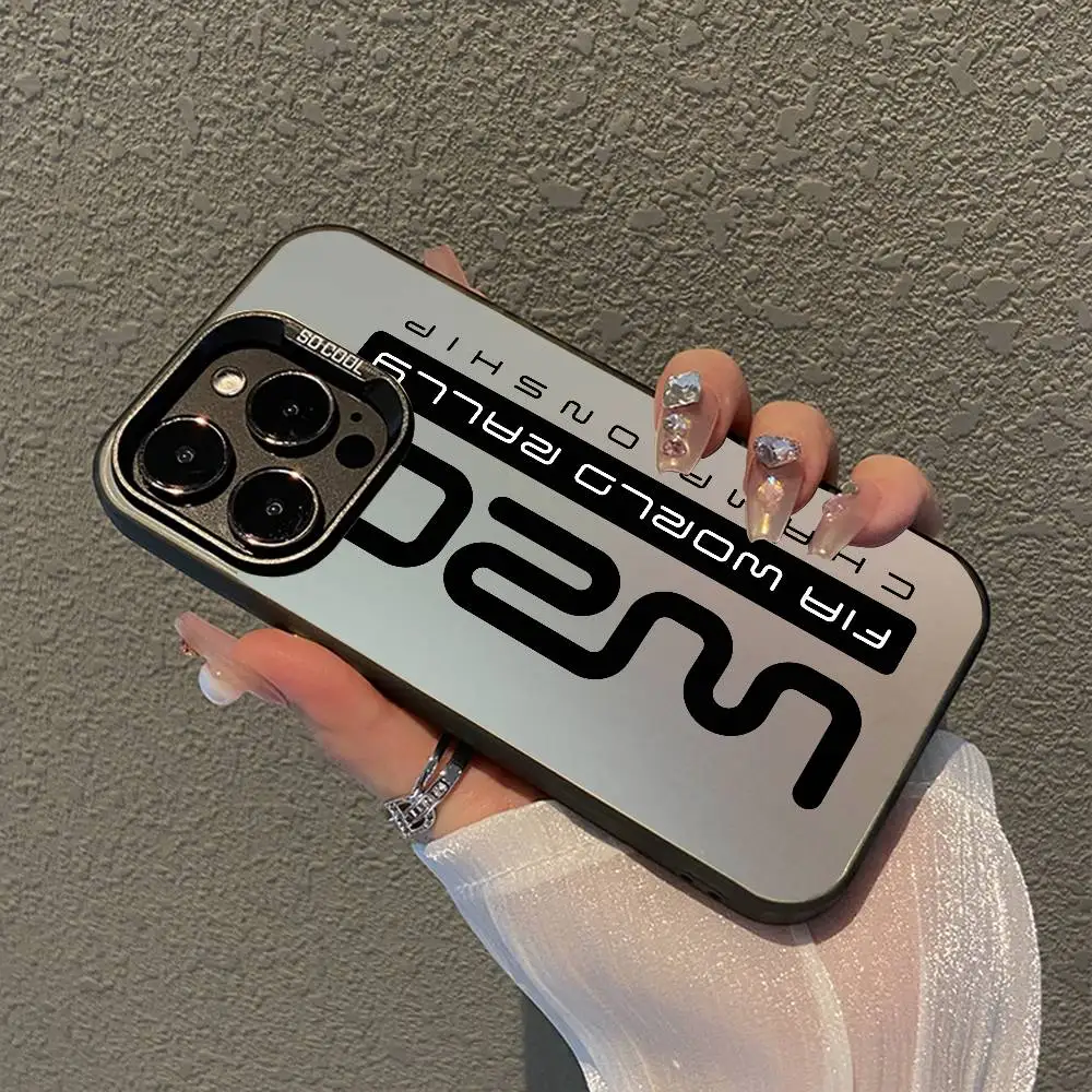 W-WRC Rally Racing Colored Silver Phone Case Cover