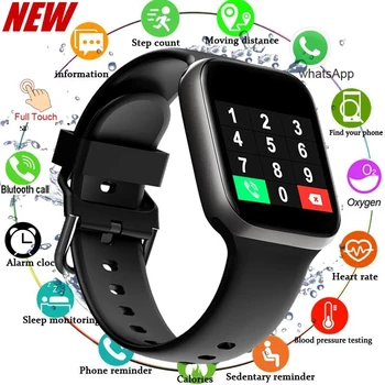 116plus Smart Watch Men and Women Full Touch Screen Sport Fitness Watch Man IP67 Waterproof Bluetooth For Ios Android Smartwatch