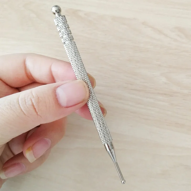 Ears Acupuncture Point Probe Massage Tool Painless Lightweight Portable Acupoint Detecting Spring Pen Facial Reflexology Tool