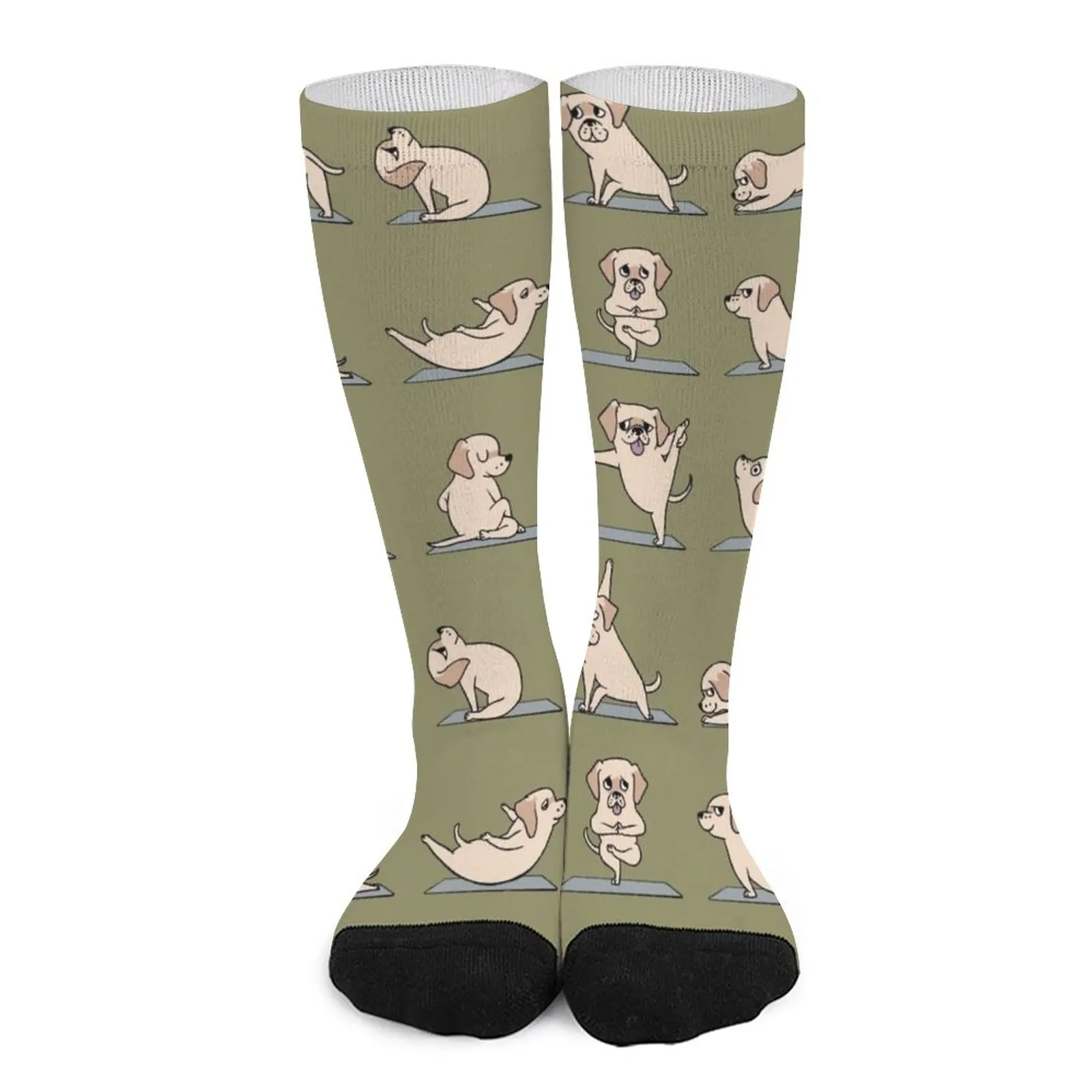 Labrador Retriever Yoga Socks Men's winter socks Fun socks funny socks men Male sock sitting yellow dog labrador birthday gift children stuffed plush toy