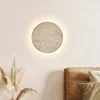 Natural Yellow Cave Stone Led Sconce Lamp Nordic Minimalist Wabi Sabi Home Decoration Living Room Bedside Corridor Wall Lights 2