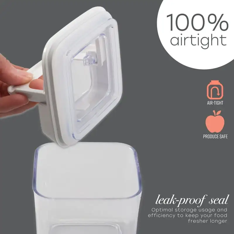 

L Plastic Airtight Stackable Food Storage Container