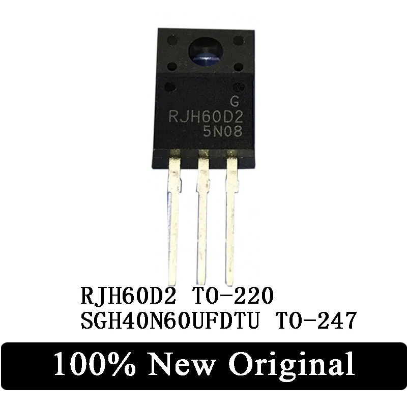 

10Pcs RJH60D2 TO-220 SGH40N60UFDTU TO-247 Discrete Semiconductor Transistor IGBT IC Chip the for PCB arduino Free Shipping