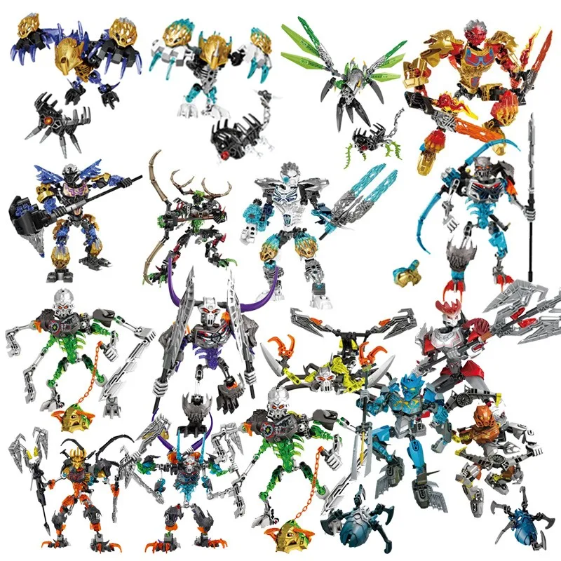 2022 Bionicle Lewa Jungle Keeper Grove Umarak The Destroyer Soldier Robot Figure Building Blocks Modello Mattoni Giocattoli Regalo Di Natale