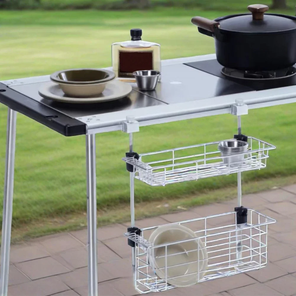 Aluminium Alloy Camping IGT Extension Plate Link Buckle Portable Light Hanger Light Stand Holder for Outdoor Camping IGT Table