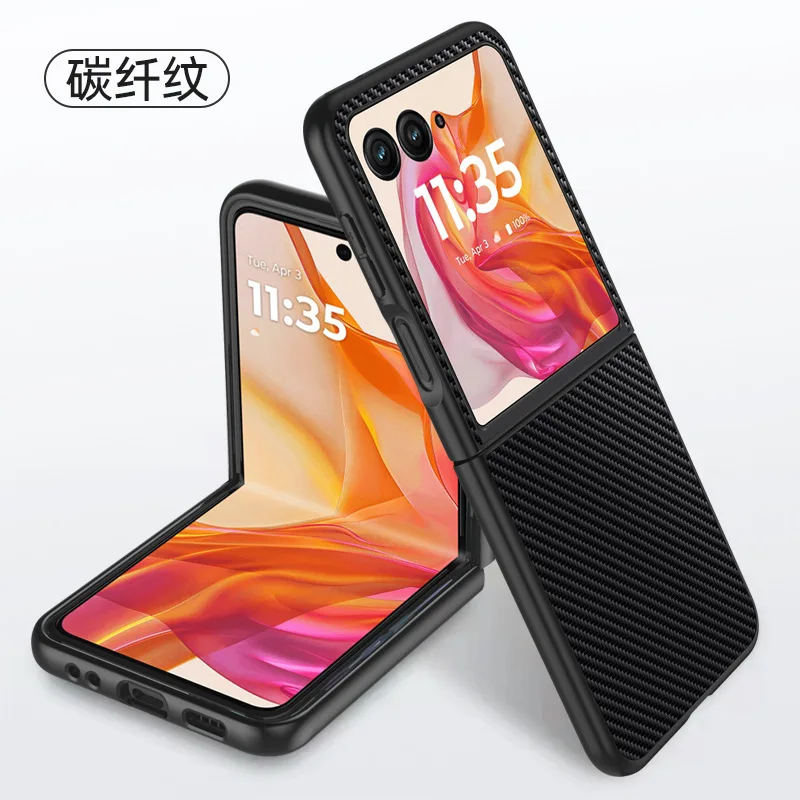 Premium PU Leather Folding Phone Case - Anti-Drop Protection with PC+PU Back Cover