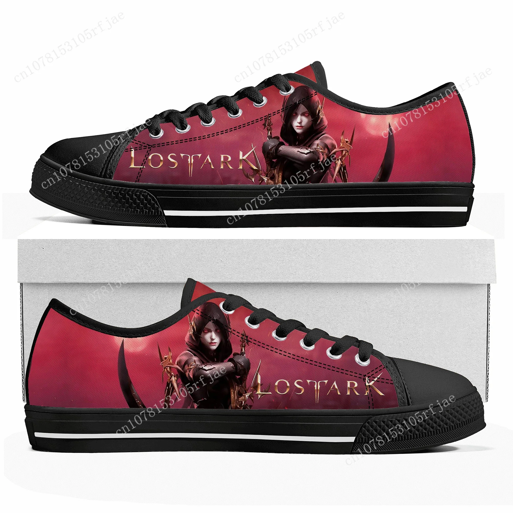 L-Losts A-Ark Low Top Sneakers Hot 3D Game Womens Mens Teenager High Quality Shoes Casual Fashion Tailor Made Canvas Sneaker