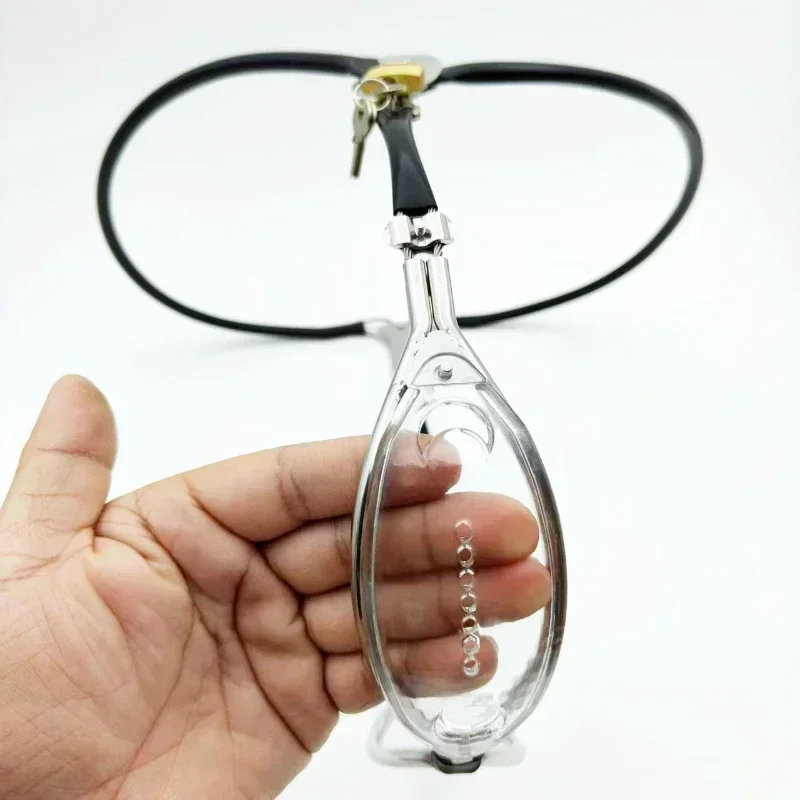 NEW Female Stainless Steel Resin Chastity Belt Device Adjustable Underwear Simple Lockable Pants BDSM Adult Sex Toys for Woman