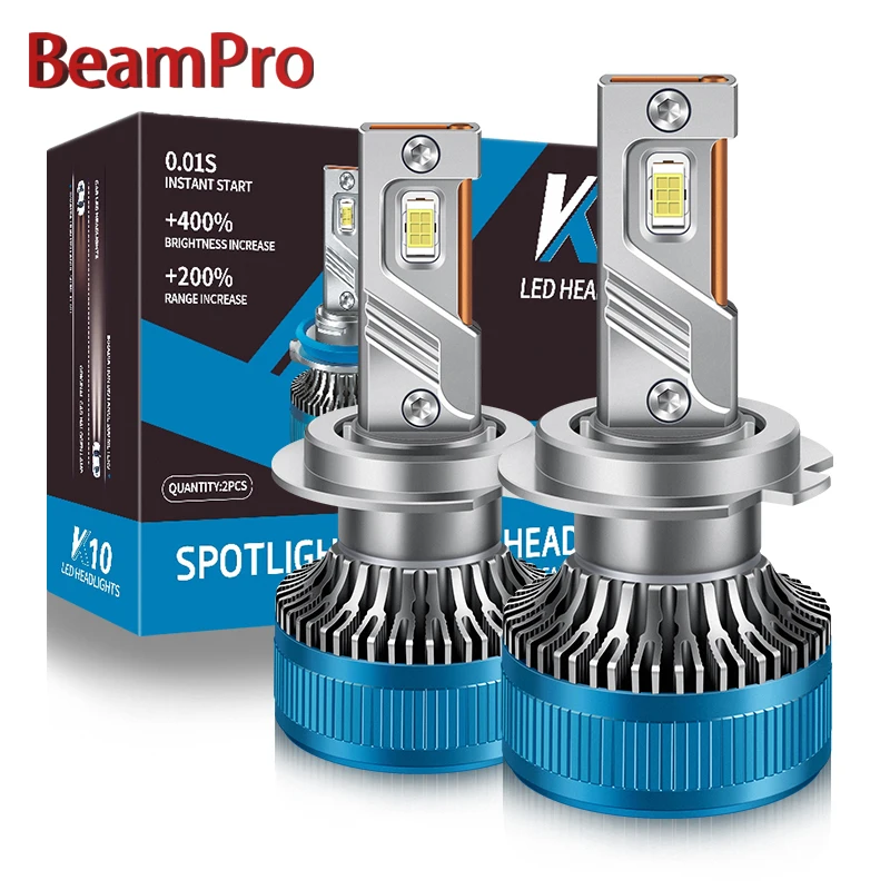 

BeamPro H7 LED 9012 HIR2 Canbus 9006 HB4 H8 H9 120000LM H4 H1 H11 9005 HB3 Led Car Headlights Super Brightness 6000K 320W Bulbs