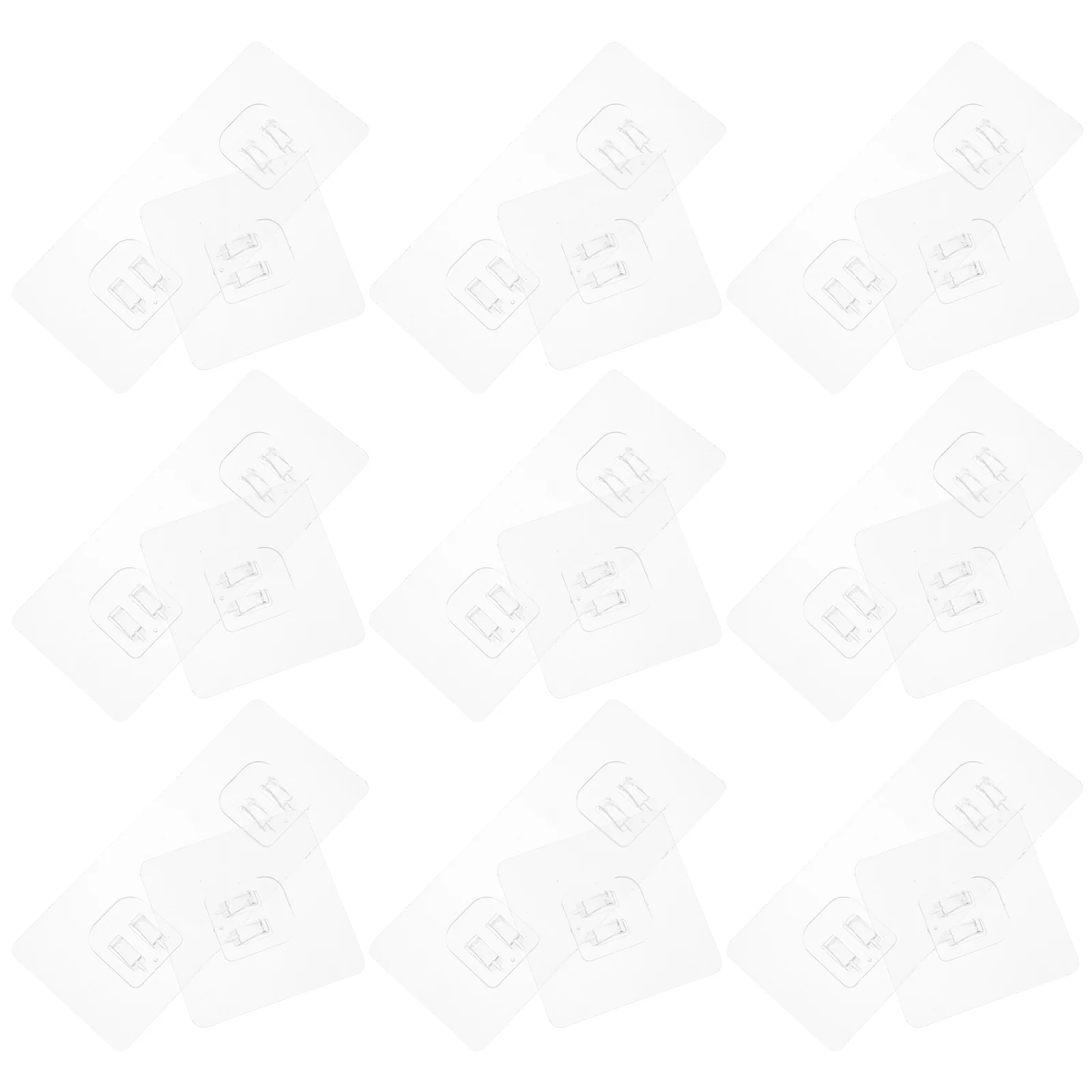 

20 Pcs Bathrooms Accessories Shelf Stickers Hook Shower Adhesive Strips No Trace