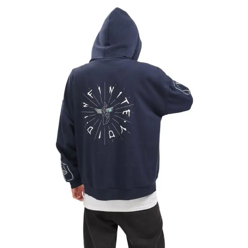 DAZCOS JJK Satoru Hoodie Polyester-blend Stylish Design Satoru