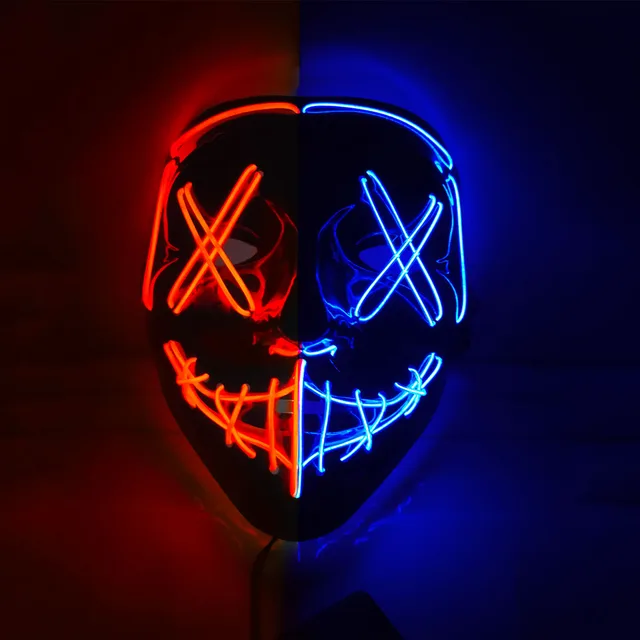 할로윈 LED 무서운 마스크