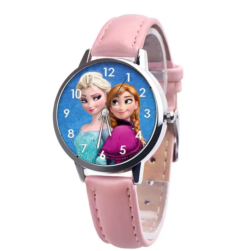 Disney Frozen Snow Princess Elsa Kids Watches Girls Children Watch Boys Gift Clock Women Sport Wrist Relogio Feminino 6