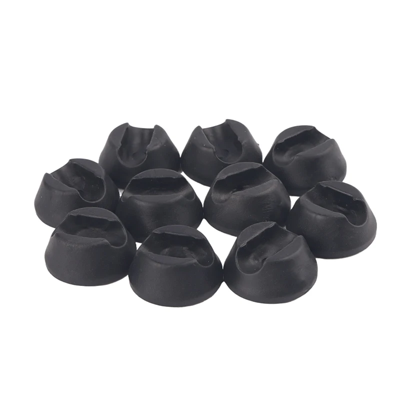 Durable Rubber Protectors for Furniture Feet - Set of 10