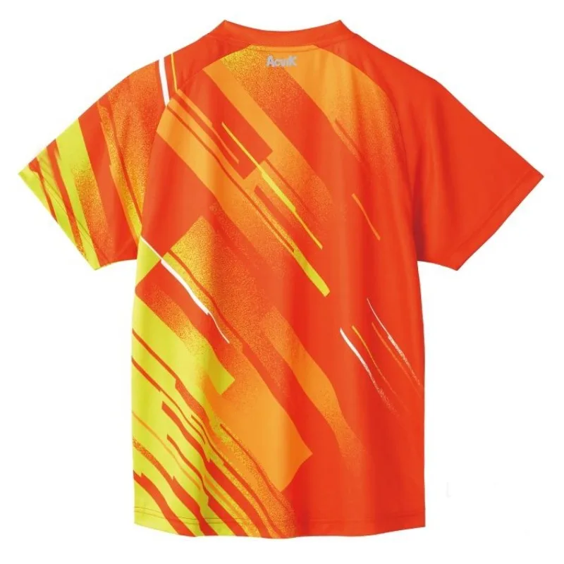 Unisex Table Tennis Uniform Sweat Absorbing Quick Drying Printed Sports Short Sleeves