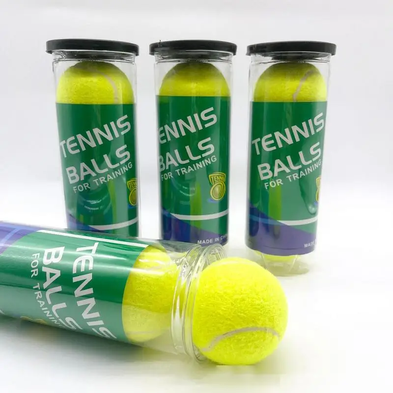 Tennis Practice Balls 3 PCS Soft Tennis Ball Training Ball Official Size Heavy Duty Balls For Training Practice