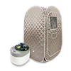 Portable Steam Sauna Set Foldable One Person SPA Tent with 4L Larger Steamer,Remote Control, Weight Loss&Detox 1