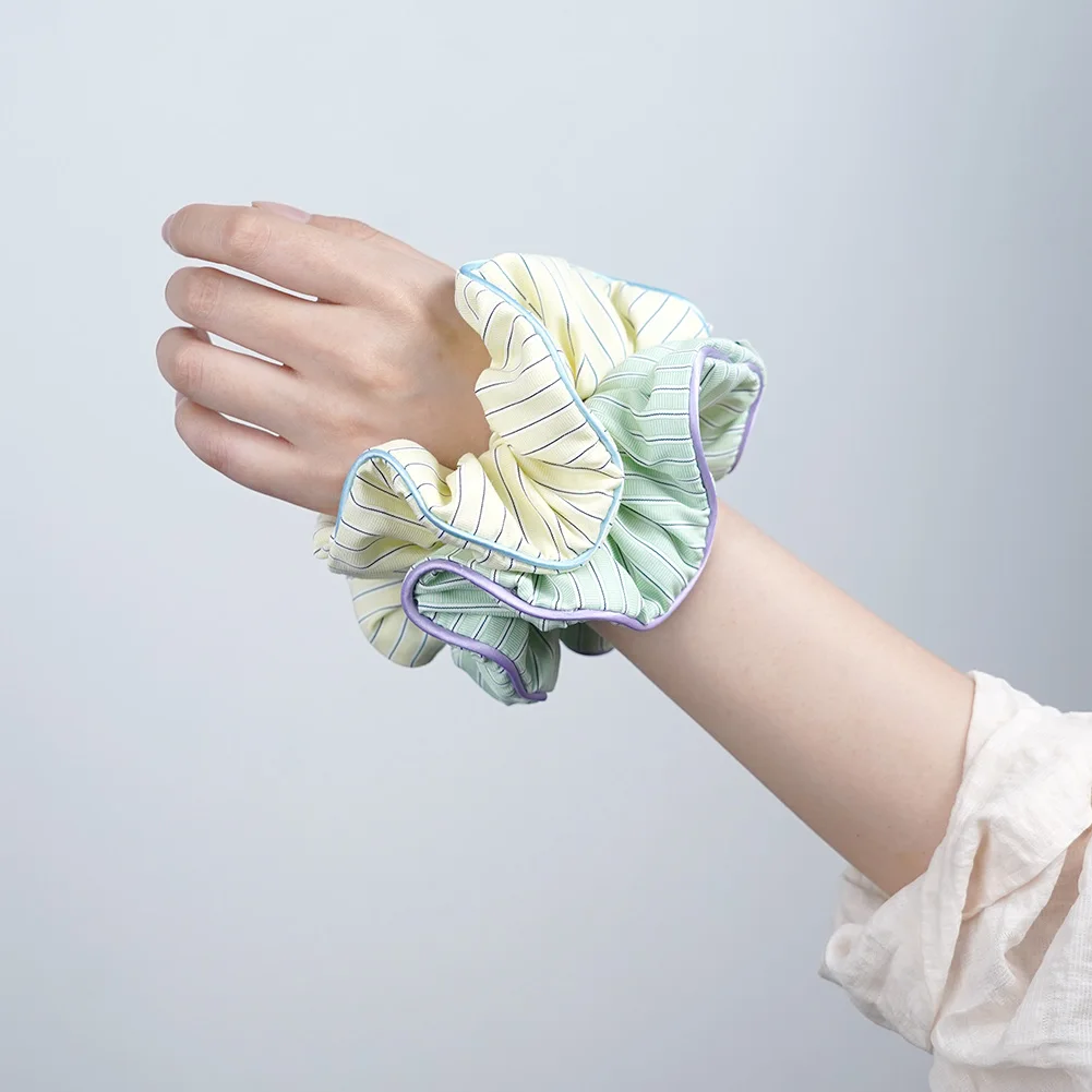 Vibrant Candy Color Hair Scrunchie