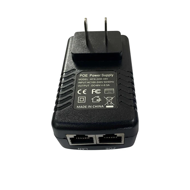 48V 0.5A Router AP Wireless Poe / LAD Power Adapter (Plug)