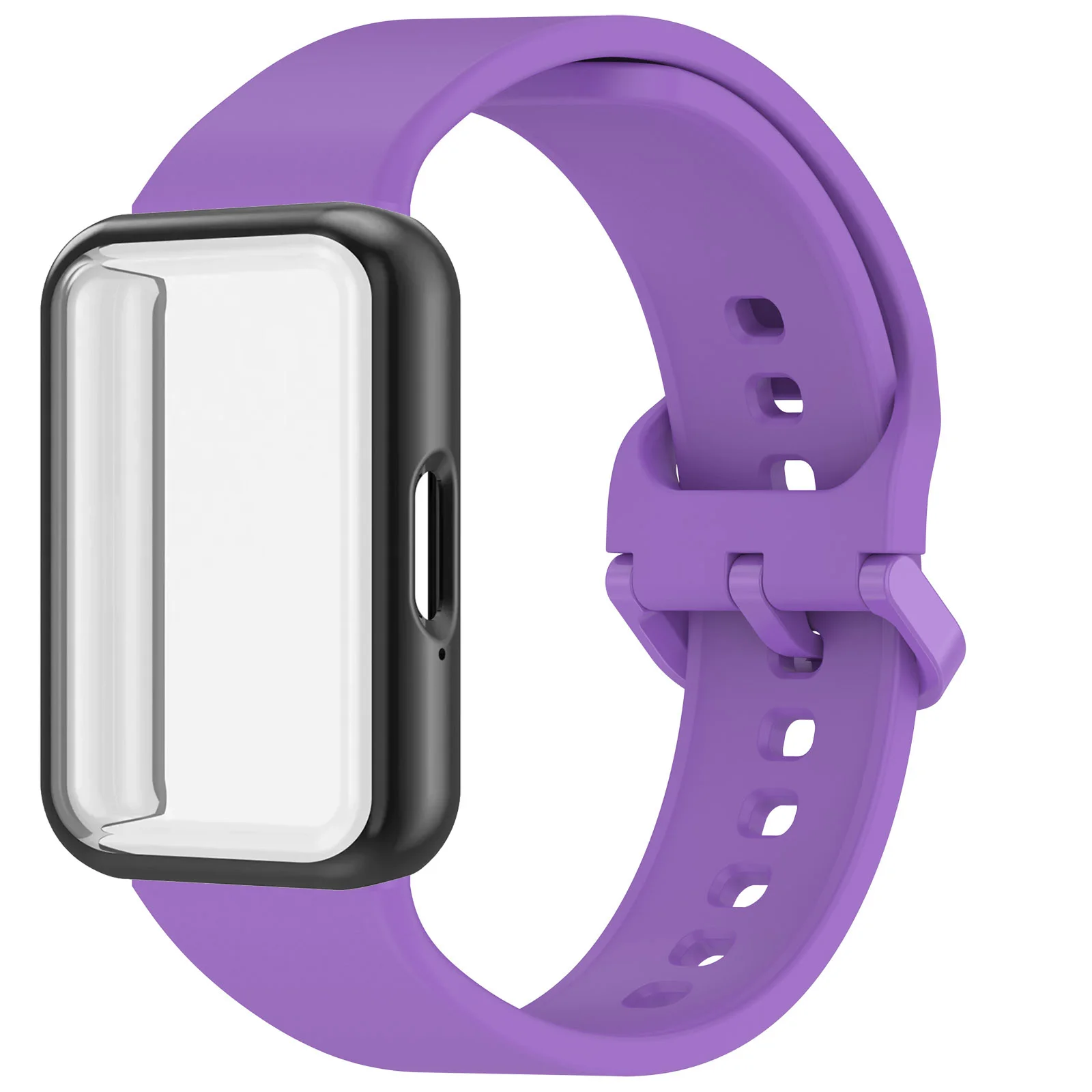 Silicone Strap and Protective Case Kit for Fitness Band Accessories