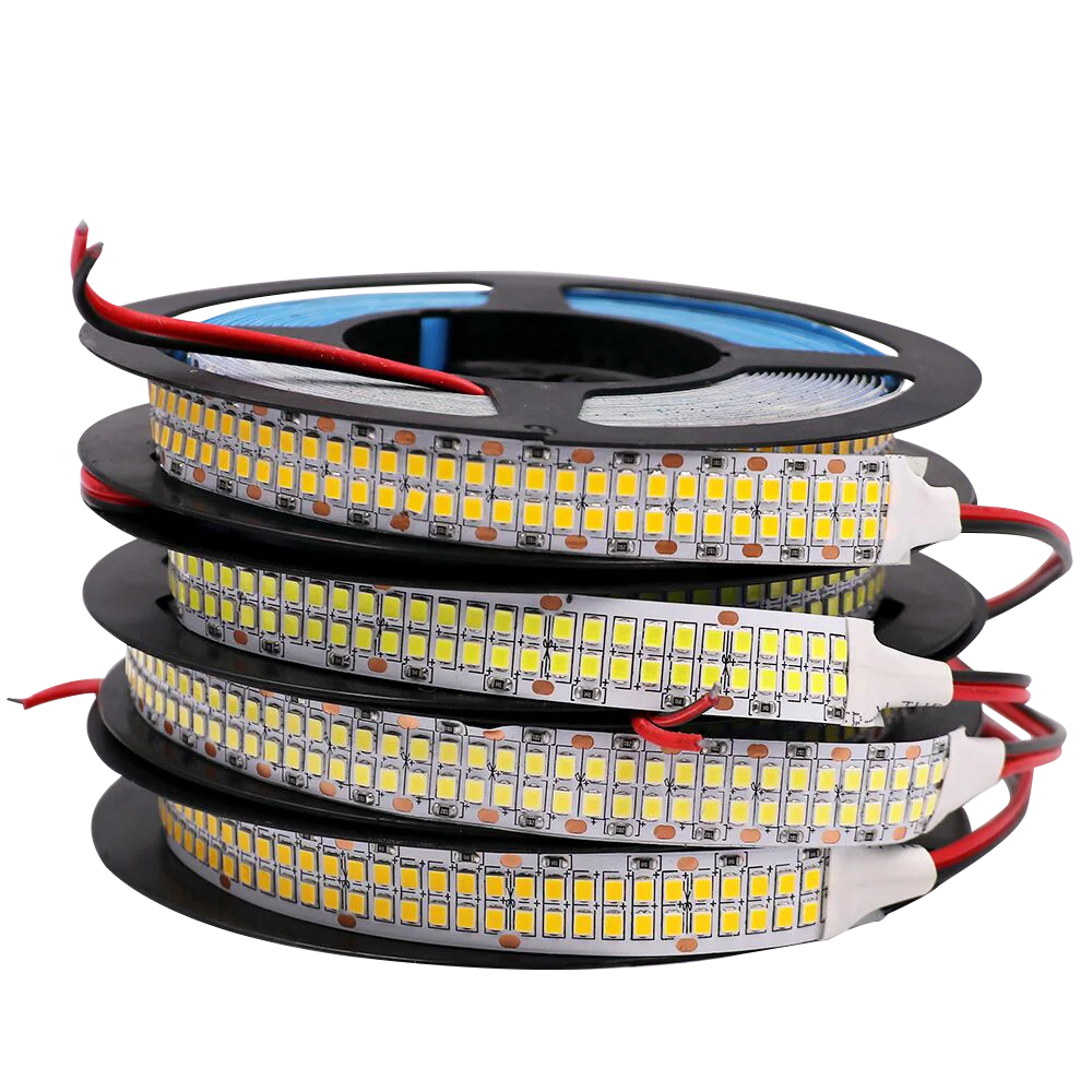 

12V 24V LED Strip Light 5M Rope SMD2835 Flexible Ribbon Diode Tape 120LEDs 240LEDs 480LEDs Waterproof Led Stripe TV Backlight