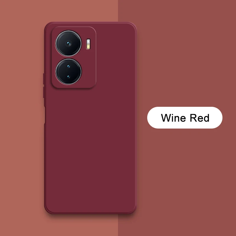 Square Liquid Phone Case - Soft Silicone 360° Protective Shockproof Back Cover