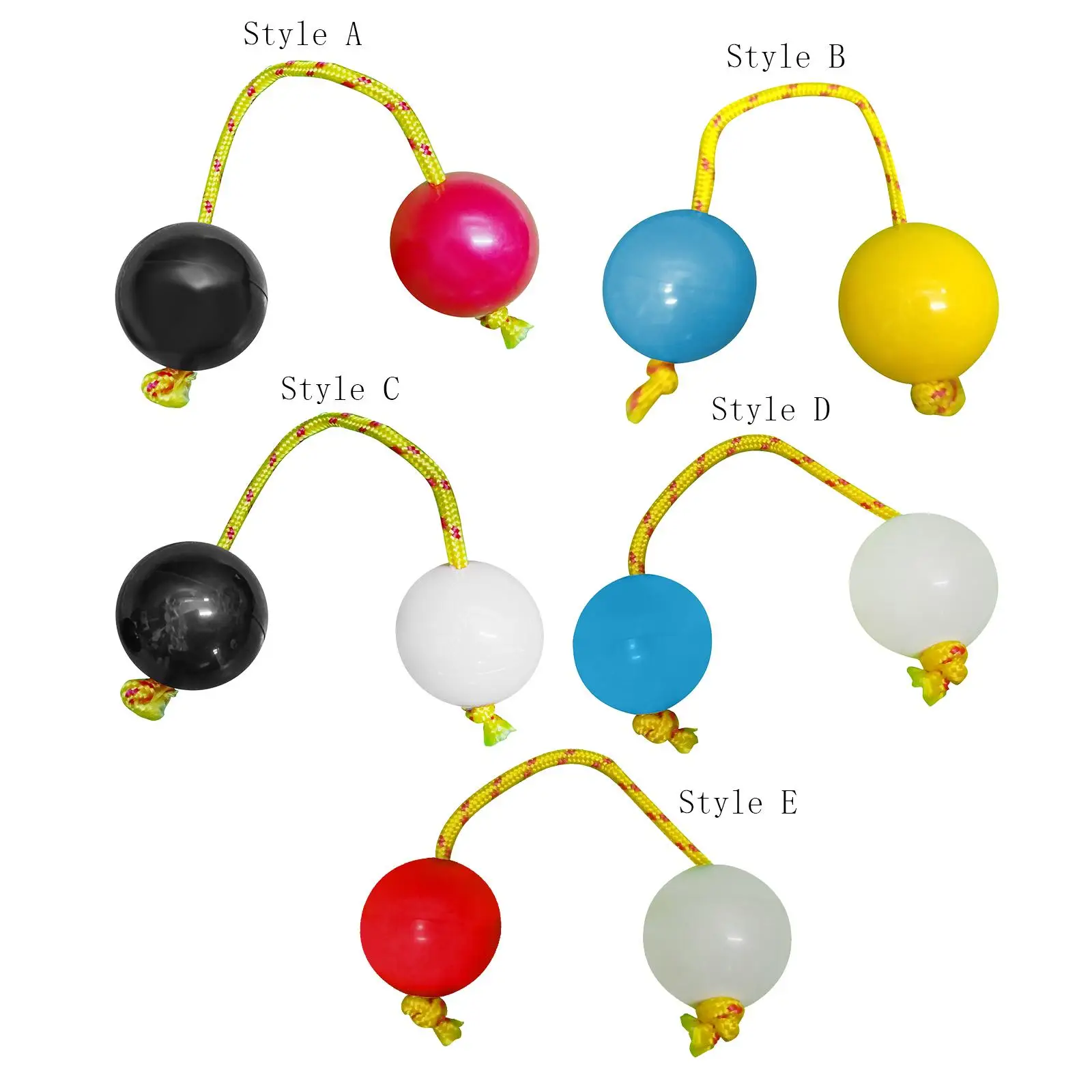 1Pair Musical Fingertip Ball Drum Ball Maracas Percussion ABS Birthday Gifts