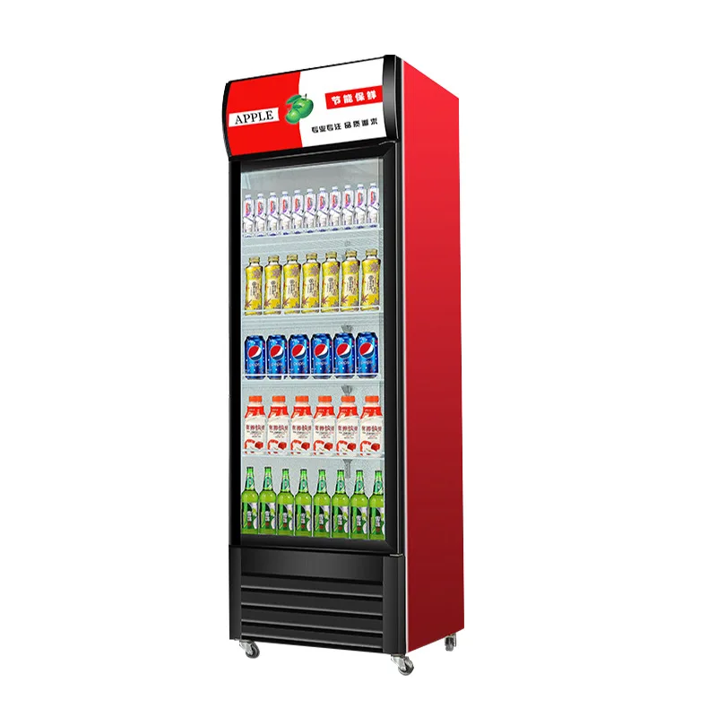 A 20Refrigerated beverage display cabinet commercial fresh-keeping cabinet vertical single door  thermostat réfrigérateurs a 20refrigerated beverage display cabinet commercial fresh keeping cabinet vertical single door thermostat réfrigérateurs