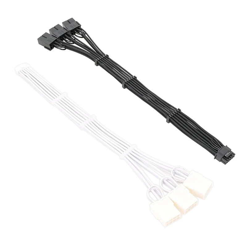 

3x 8-контактный разъем на 12 ВHPWR PCIE 5.0, 16-контактный (12 + 4-контактный) для видеокарты серии RTX40, шнур питания 30 см