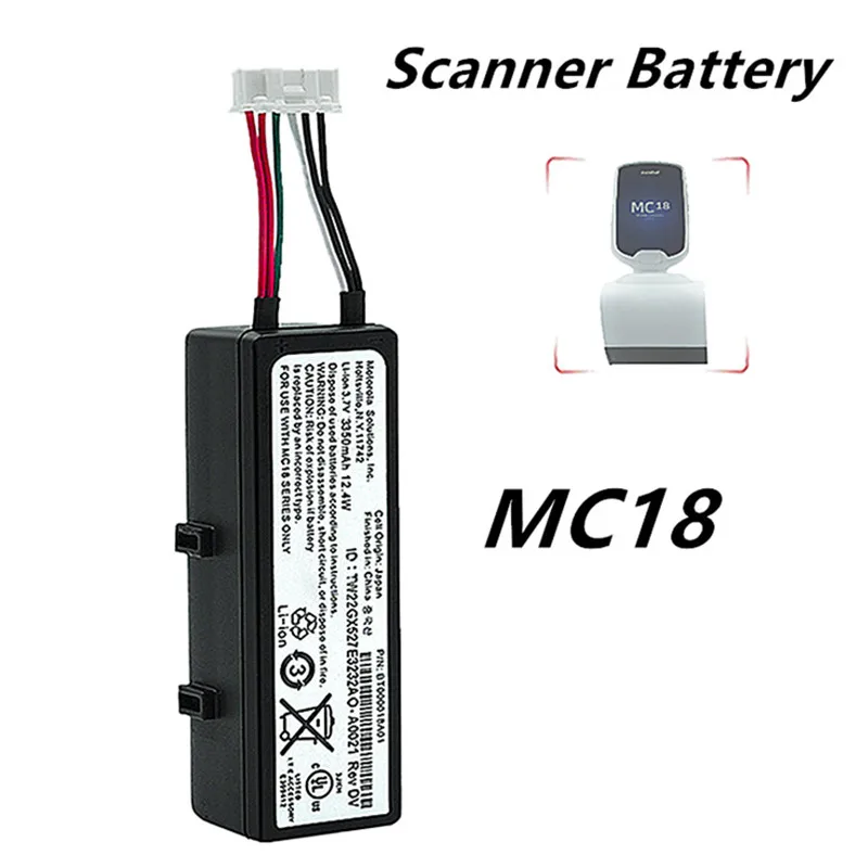 

Upgradation Scanner Battery Compatible for Symbol MC18 Collector Battery BTRY- Mc18-27mag-01 MC18 Rechargeable Battery