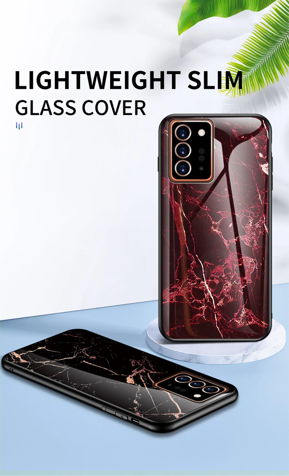 Note20 10 Lite ovitek DECLAREYAO iz trdega stekla Coque za Samsung Galaxy Note 20 Ultra 10 Plus ovitek, silikonski tanek temper_voghion.com