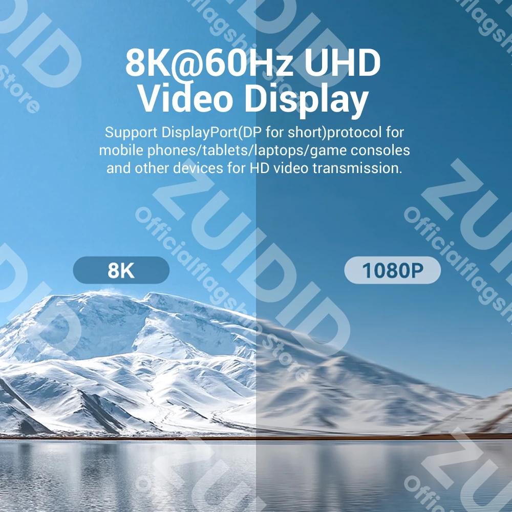 High-Speed PD240W USB-C to USB-C Cable with 8K Video Support, 40Gbps Data Transfer, and Thunderbolt 3 Compatibility - Available in 1m/2m Lengths