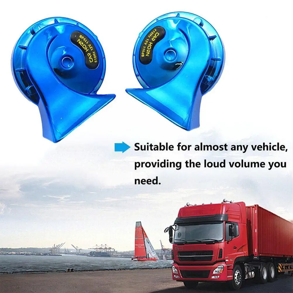 Universal 12V Electric Snail Horn for Motorcycle Car Auto Acc H7U9 car siren horn car air horn motorcycle horn air horn train horn waterproof horn air raid siren horn midrange horn