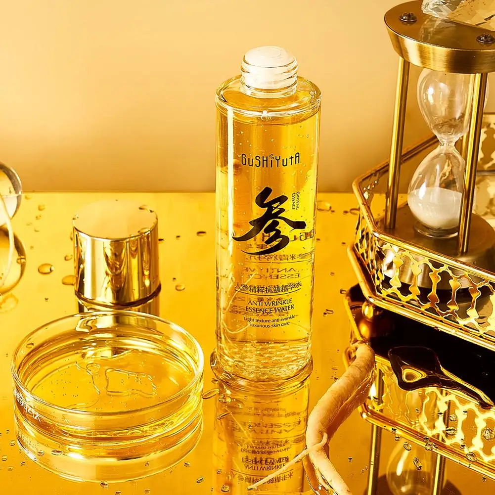 Gold Ginseng Face Essence Polypeptide Anti-wrinkle Lightning Moisturizing Facial Serum Skin Care Products