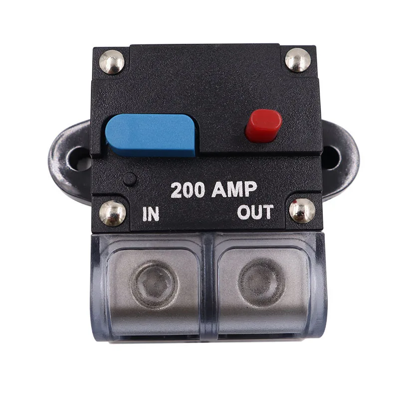 50A 60A 80A 100A 150A 200A 250A 300A Resettable Circuit Breaker 12V-48V Self Recovery Manual Reset Button for Car Audio circuit breaker resettable fuse