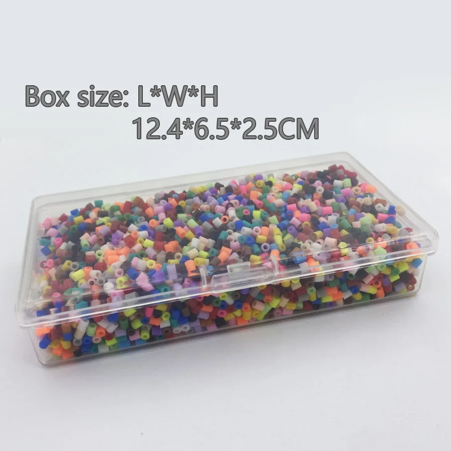 4400pcs 2.6mm Hama Beads Storage box packaging Kids Fun Craft DIY  Handmaking perler Fuse Beads Creative Educational Toys