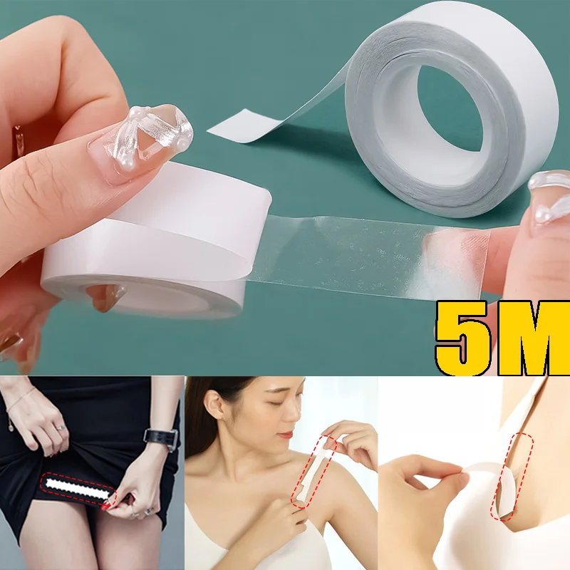 5M Waterproof Safety Transparent Tape Strapless Lingerie Tapes of