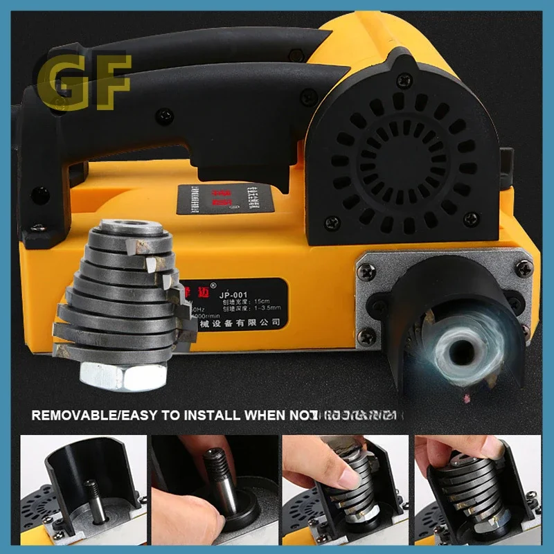 220V Wall Planing Machine No Dead Portable Wall Shoveling Rough Plan Machine Old Wall Renovation Putty No Dust 6