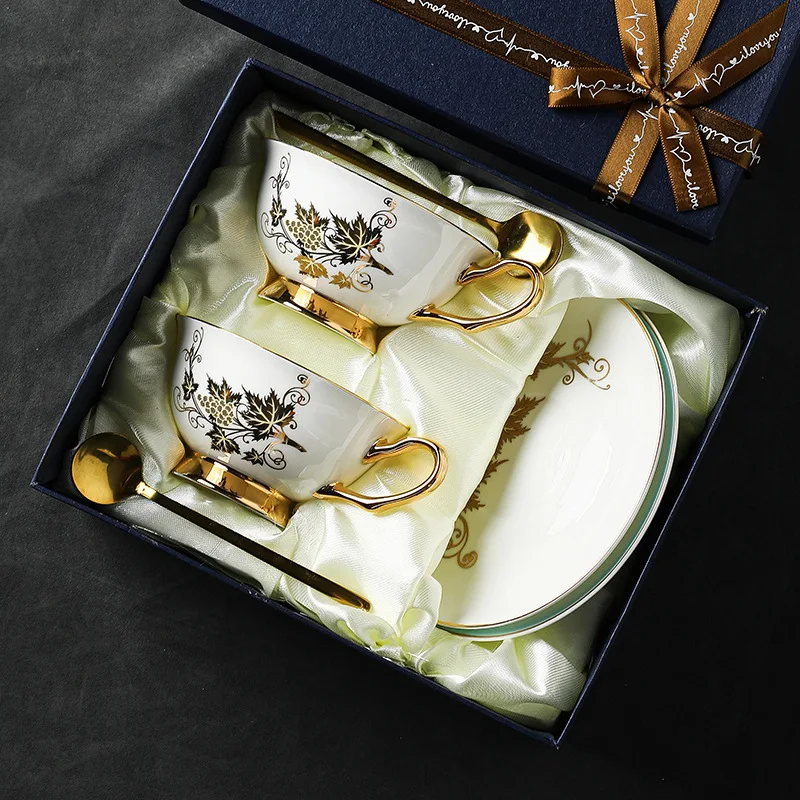 

Coffee Cup Small Exquisite Set Ceramic British Afternoon Tea Cup Bone China Household Scented Tea Cup European Luxury