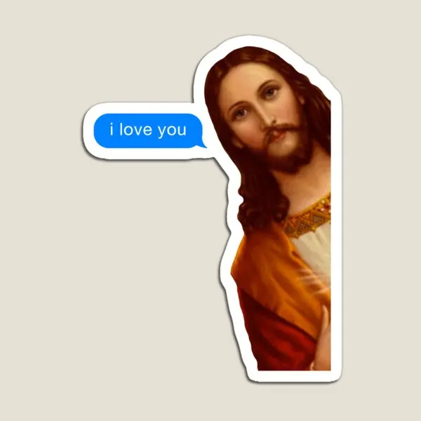 Magnetic Fridge Stickers Jesus I Saw That Meme Magnet