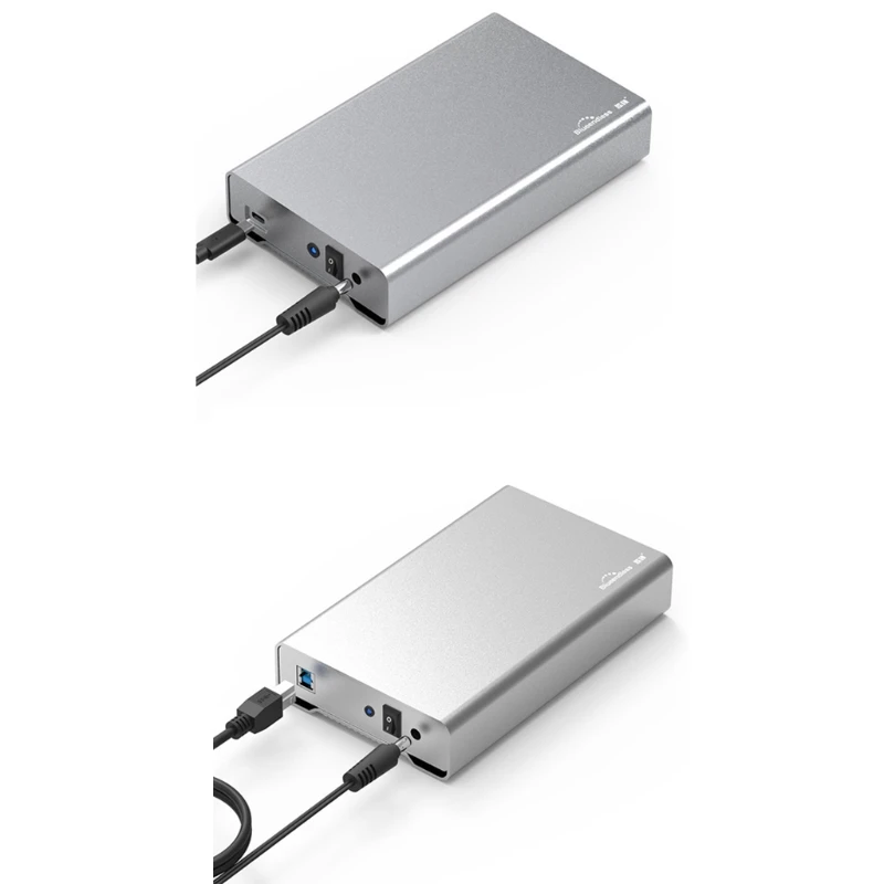 

83XC Blueendless 3,5-дюймовый корпус для жесткого диска, настольный USB3.0/Type-C Sata HDD Storage Box