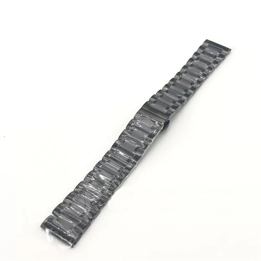Universal Solid Stainless Steel Watch Band - Adjustable Metal Wristband Bracelet