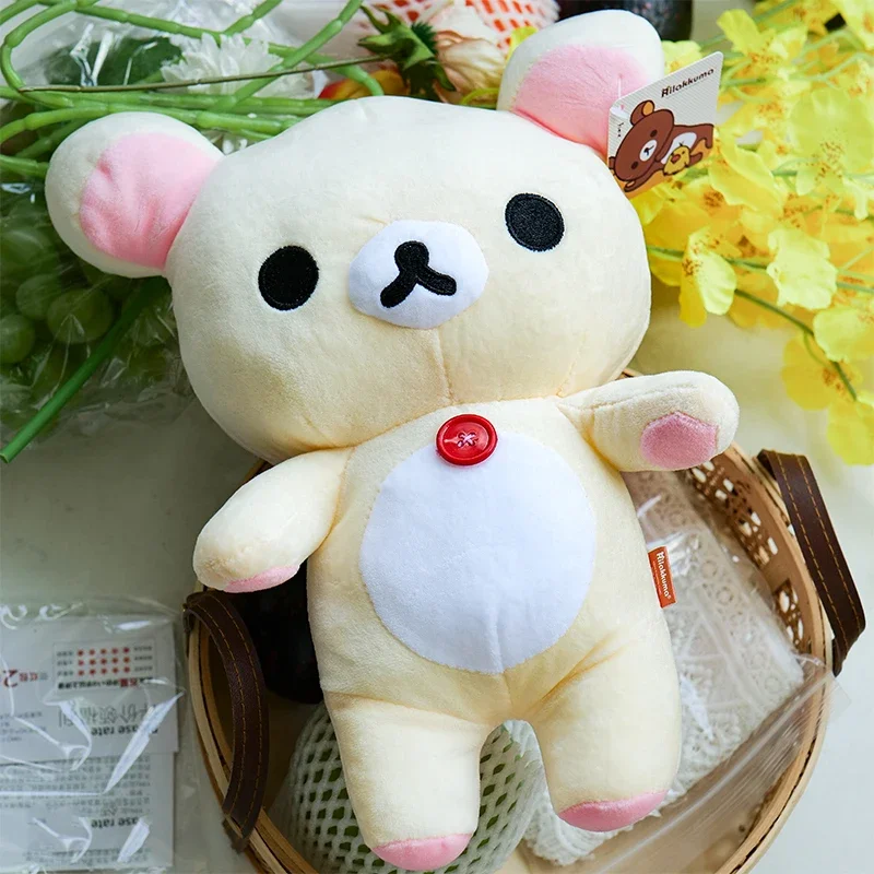 Lovely Animal Rilakkuma Plush Kuma Plushies Teddy Bear Stuffed Doll Kawaii Room Deocr Toys Hobbies Car Backrest Gift for Kids